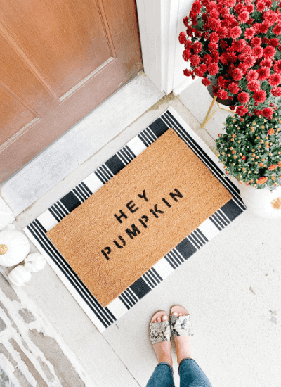 10+ Fall Door Mats We Are Loving For This Year (+ how to DIY a fall door mat for less than $15!)