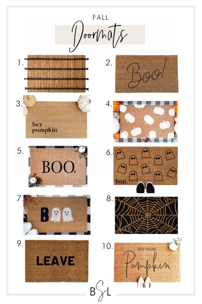 fall doormats