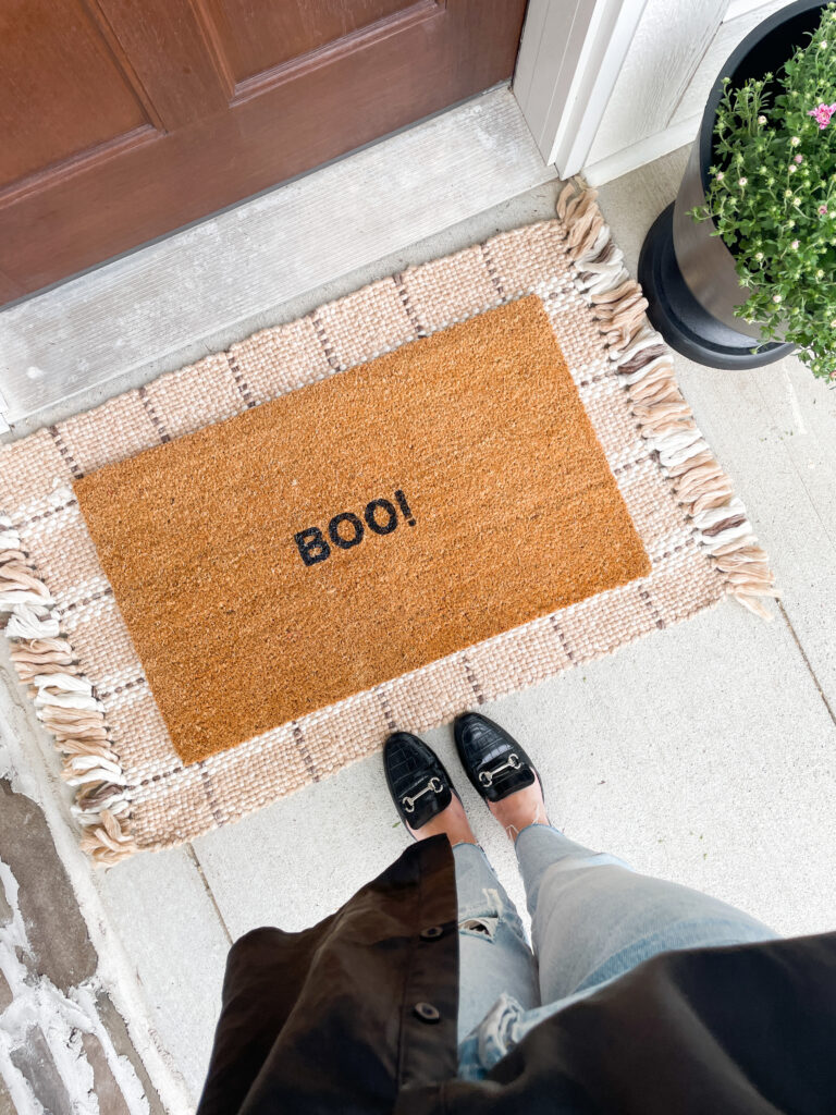 This Is Exactly How I DIYed This Fall Doormat in Less Than 15 Minutes