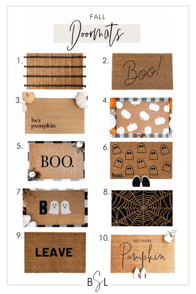These Are The *Cutest* Fall Decorations I Found This Year (wreaths, doormats, fall bar cart decor, and more!)