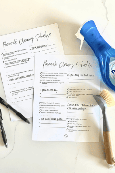 The Ultimate Roommate Cleaning Schedule To Keep Your Space Constantly Clean
