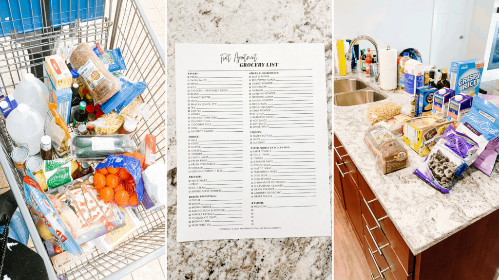 First Apartment Grocery List  The Ultimate List of Kitchen Essentials You  Need For Your First Apartment - By Sophia Lee