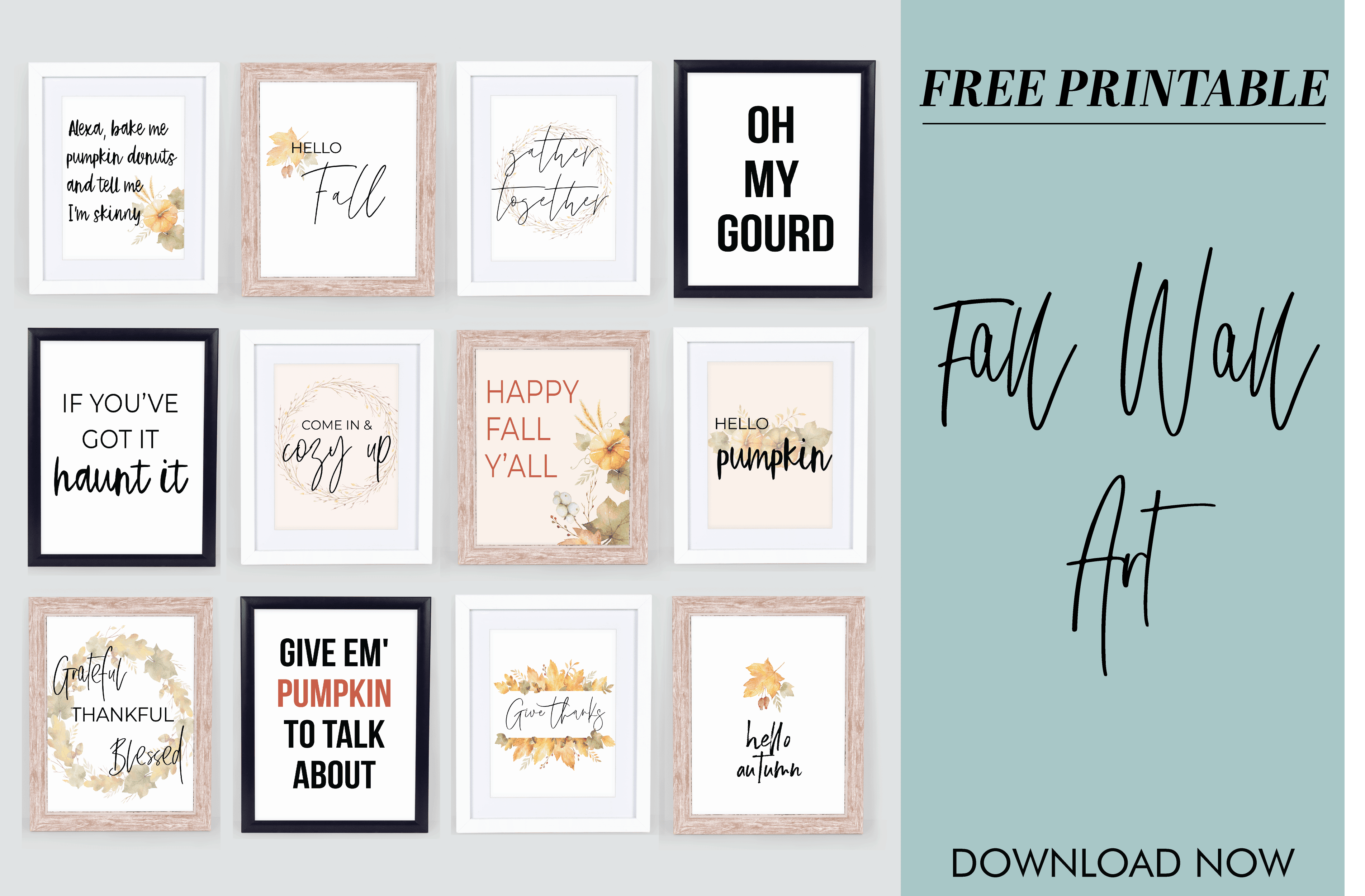 free fall printables 8x10