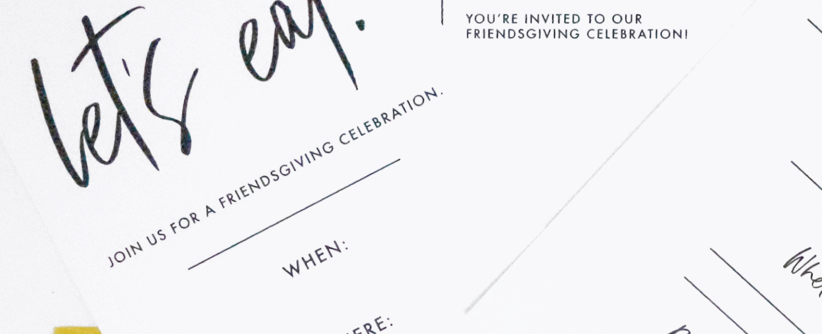 friendsgiving invitations