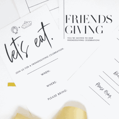 friendsgiving invitations
