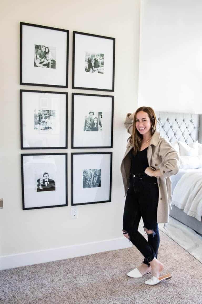 How I Created a Cheap Gallery Wall That Looks Expensive (RENTER-FRIENDLY!)