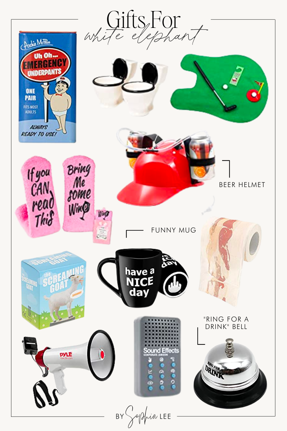 10 White Elephant Gifts Under $10 - Happy Money Saver