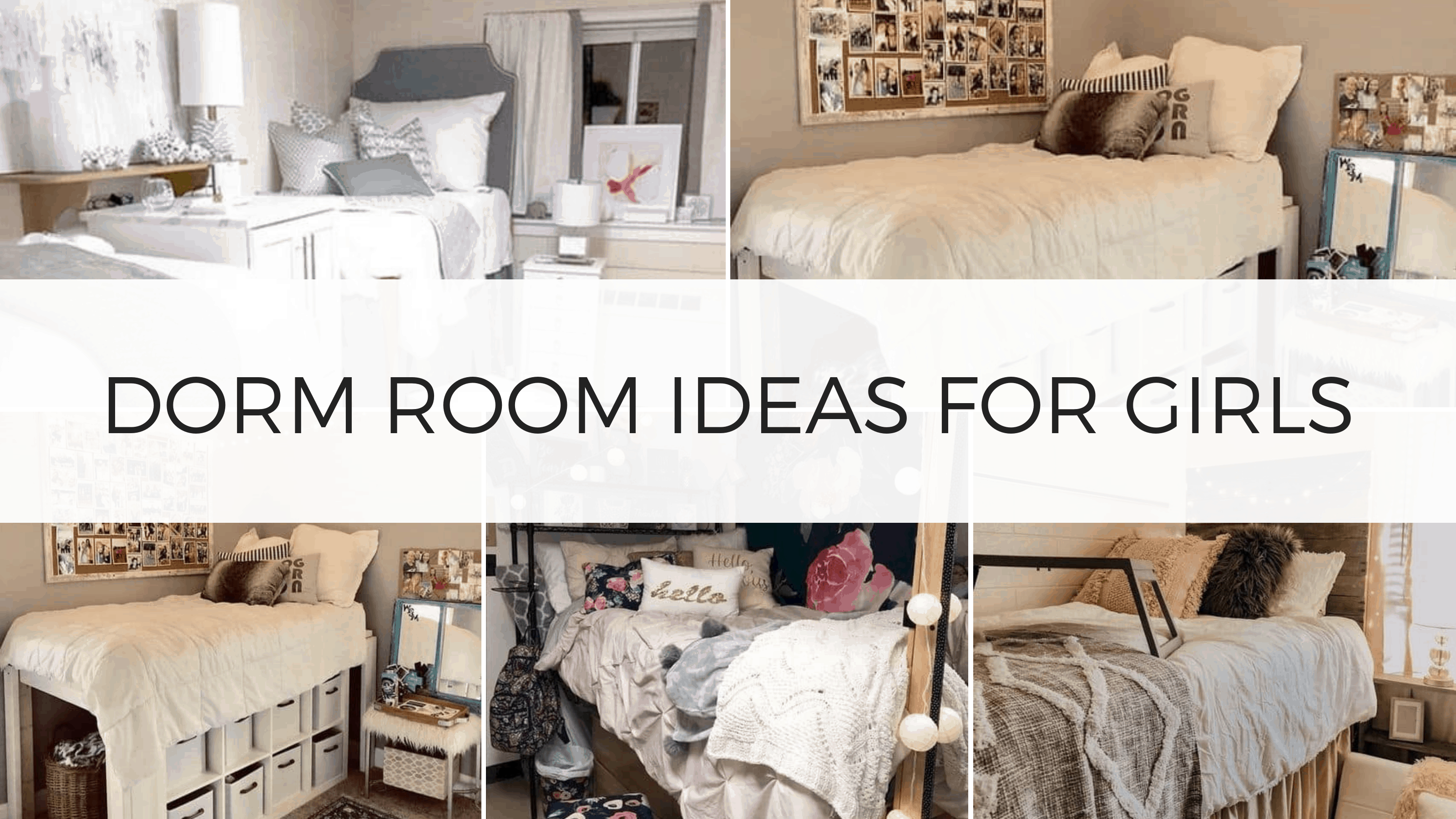 31 Insanely Cute Dorm Room Ideas For Girls To Copy This Year By Sophia Lee