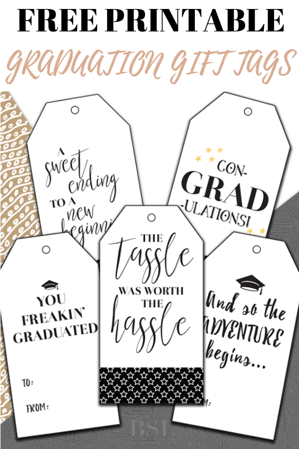 Graduation Tags Printable Free