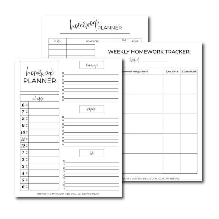 FREE PRINTABLES - By Sophia Lee