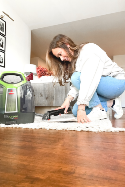 how to clean a rug