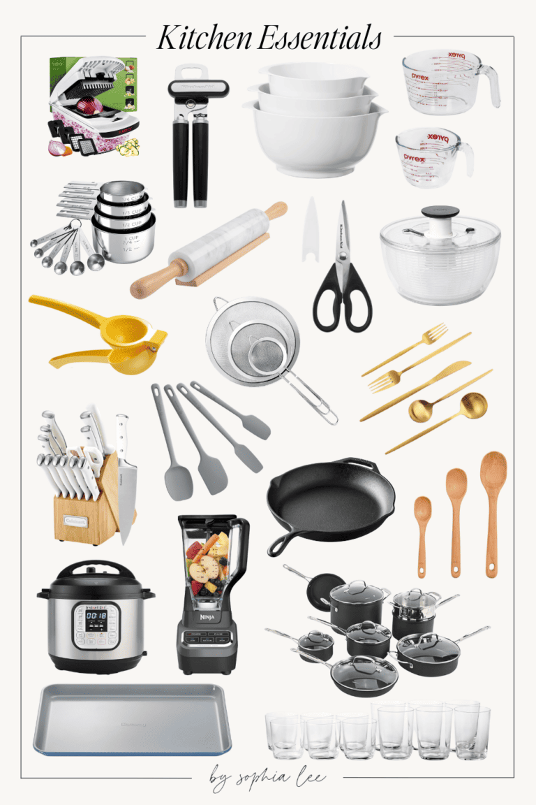 58 Must-Have Kitchen Essentials That Everyone Needs - By Sophia Lee