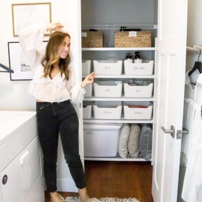 laundry room organization