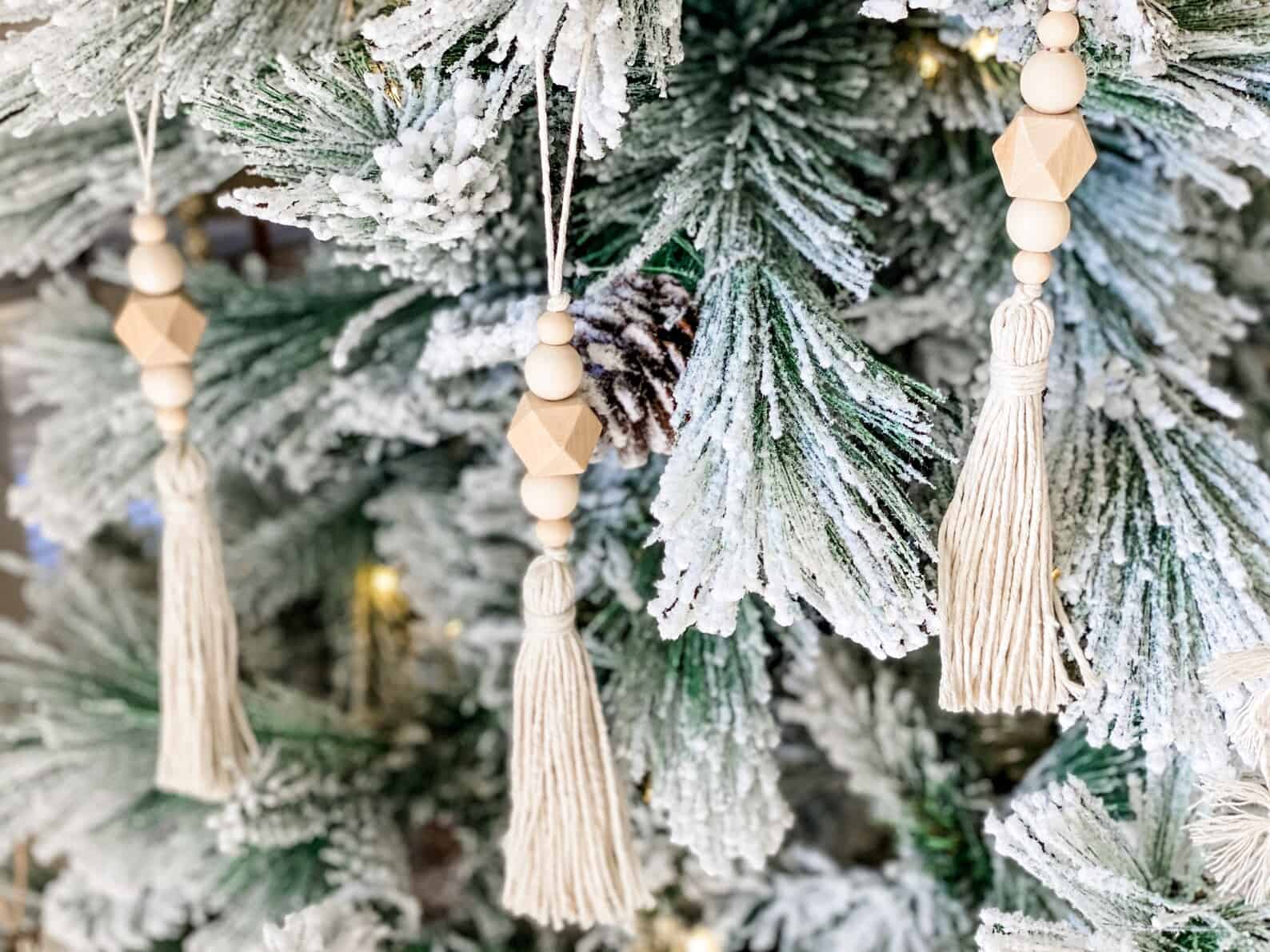white christmas ornaments