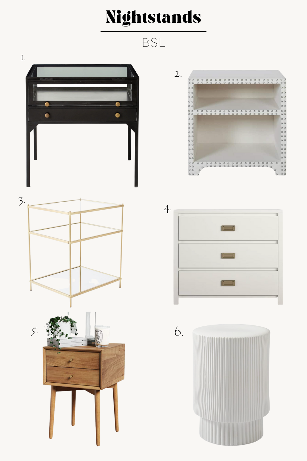 ways to style a nightstand