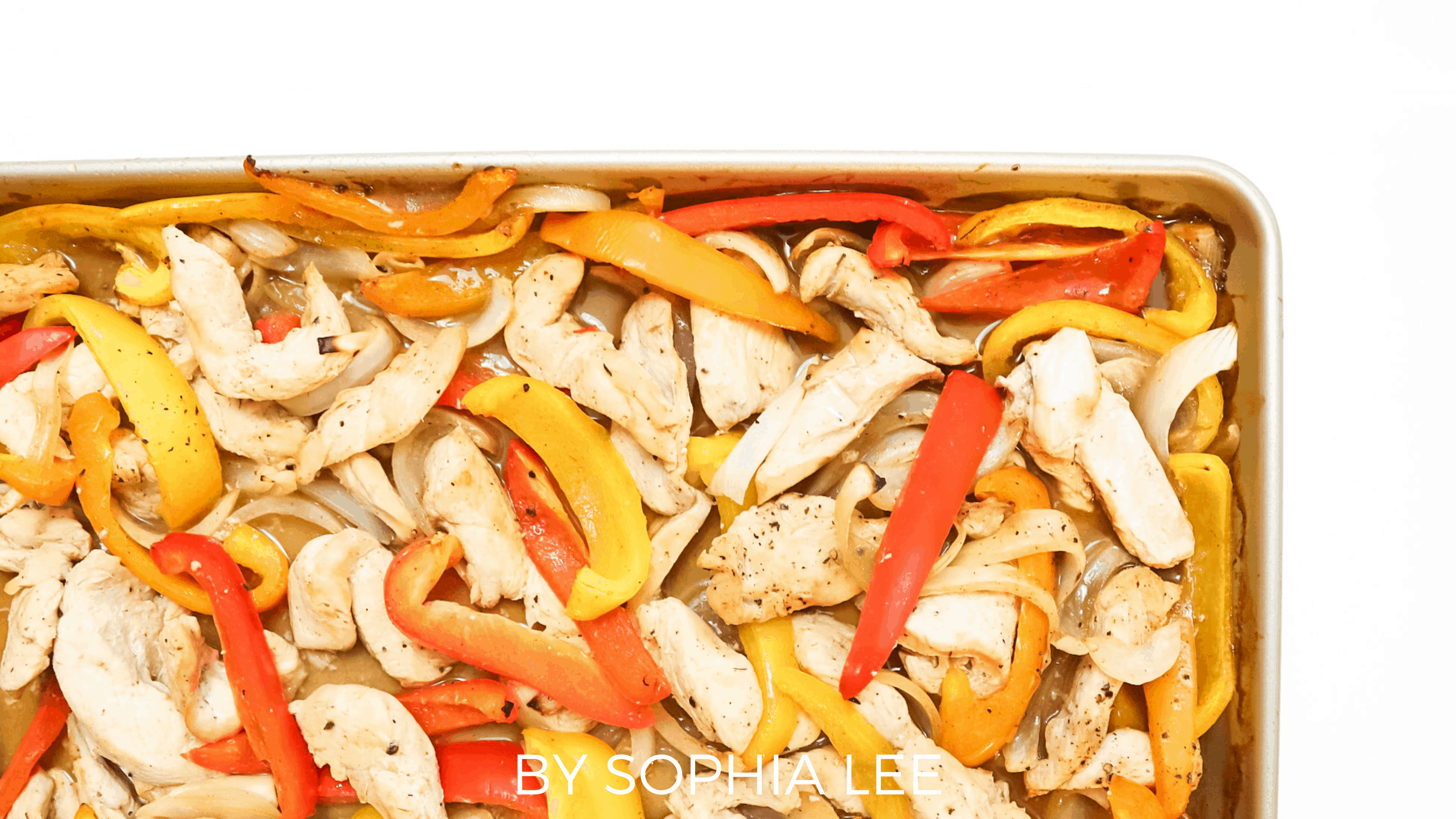 Sheet Pan Chicken Fajitas (For Two!) - The Cookie Rookie®