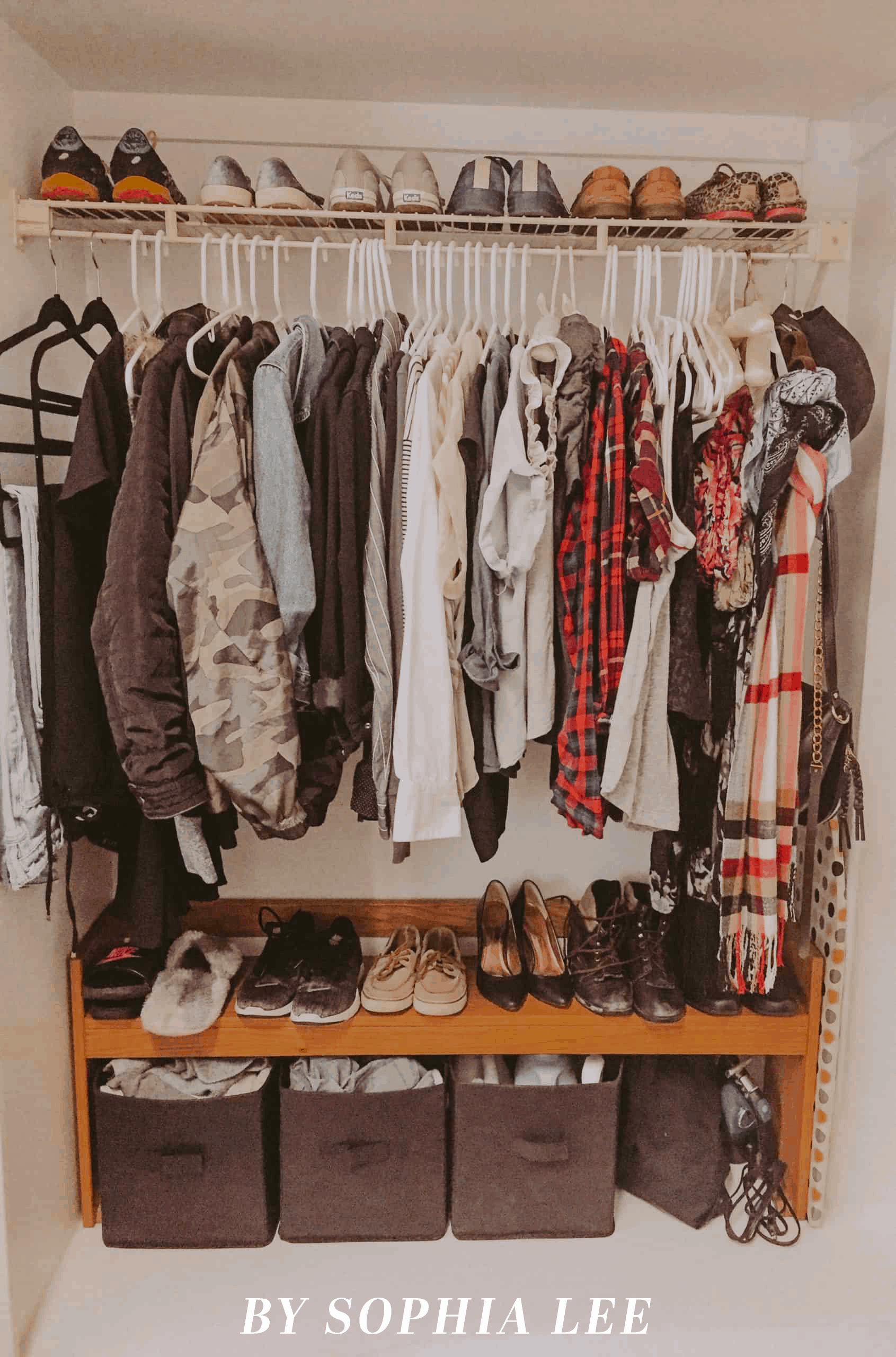organization dorm closet