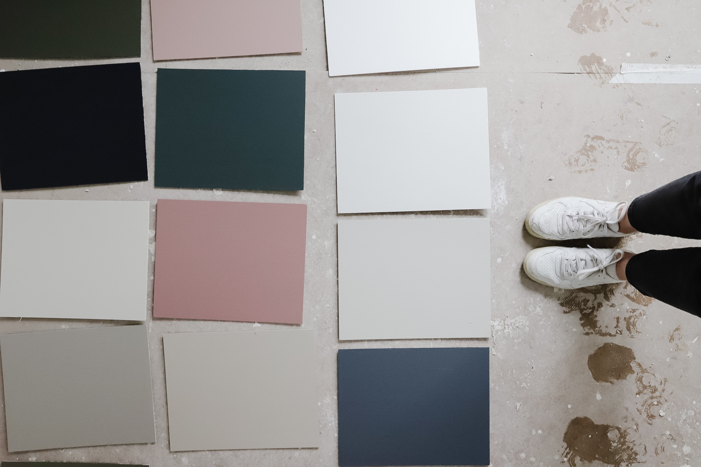 the best way to sample paint samples
