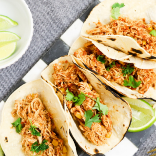 slow cooker chicken tacos