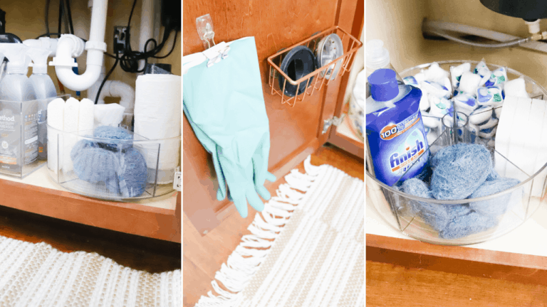 How To Organize Under The Kitchen Sink | Genius Tips + Hacks To Know For Kitchen Sink Organization
