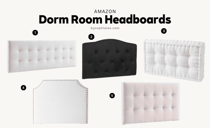 College Dorm Room Headboard - By Sophia Lee