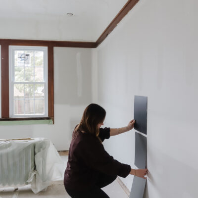 the best way to sample paint colors