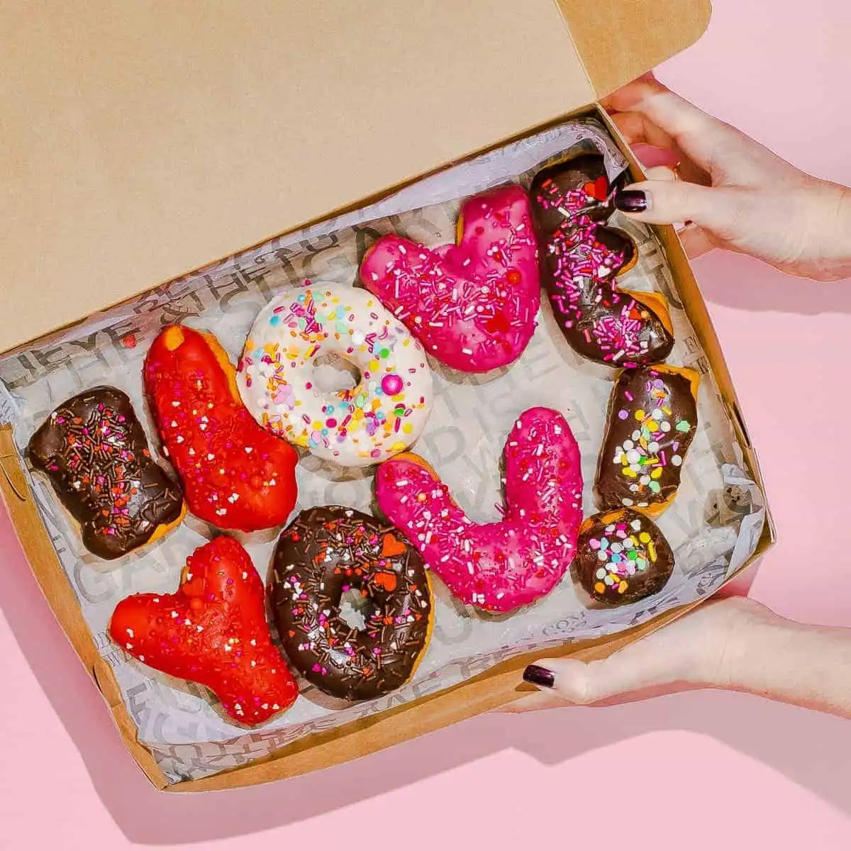 'I Love You' Donuts