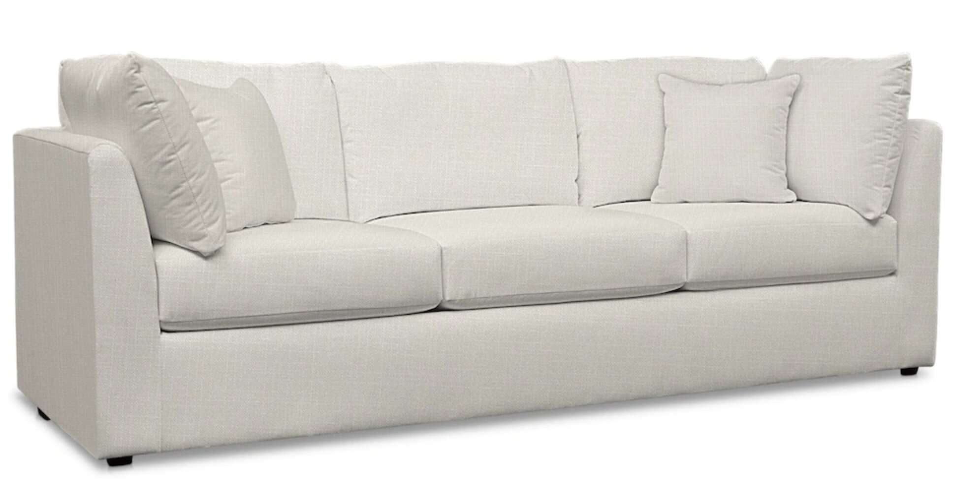 white modern sofa
