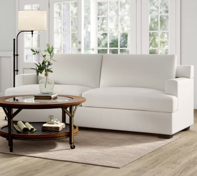 white sofa chair