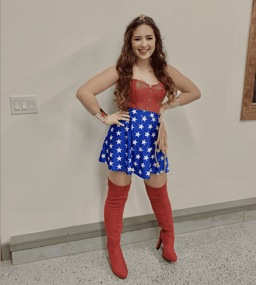 homemade superwoman costume