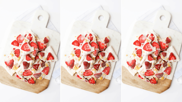 Healthy Frozen Yogurt Bark | Sophia’s Favorite Healthy Dessert Recipe